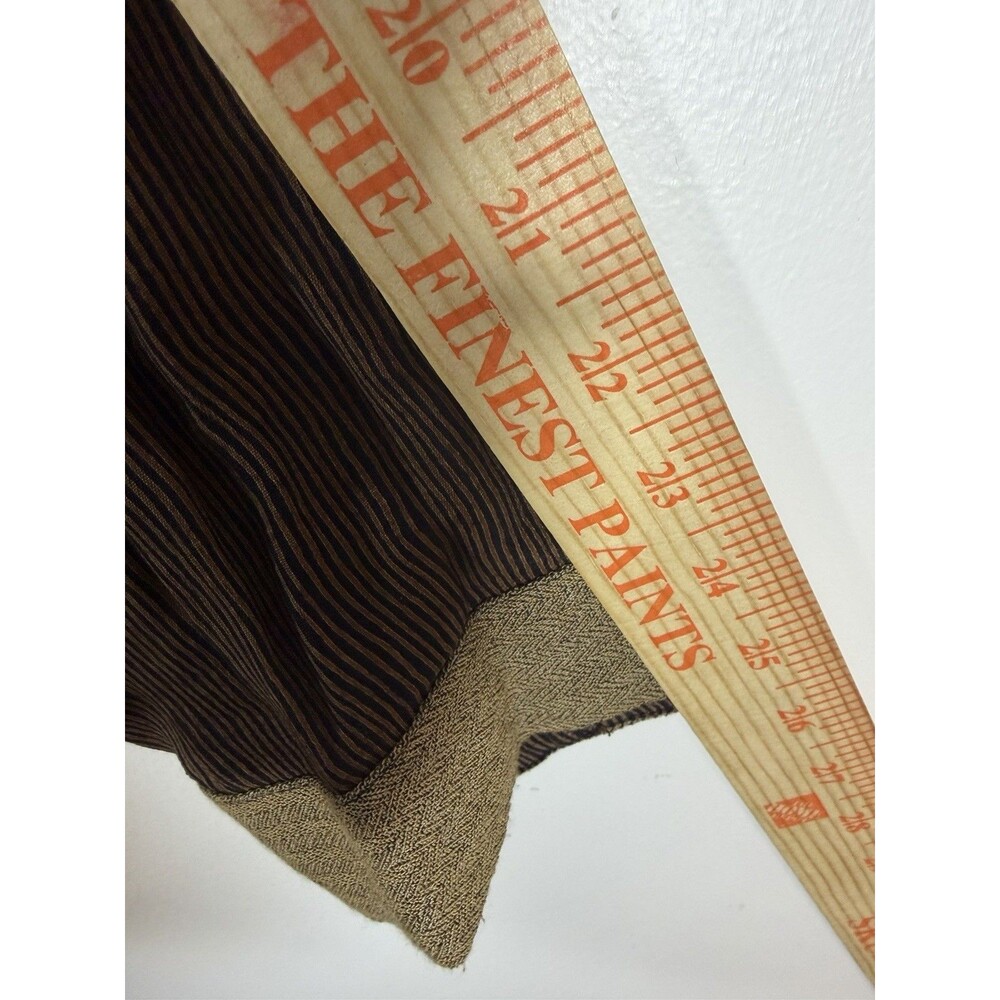 Vtg Carole Little Women Tunic Shirt  Boho Animal Print Floral Button Up Brown 16 - Picture 6 of 13